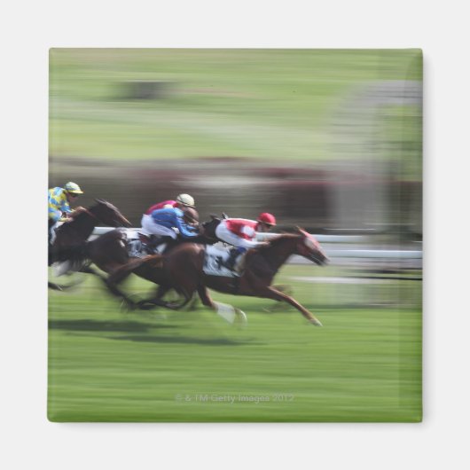 Pferderennen Magnet (Vorne)