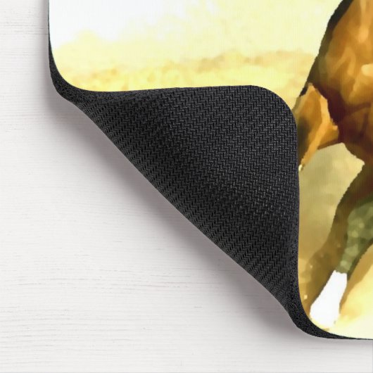 Pferderennen Mousepad (Ecke)
