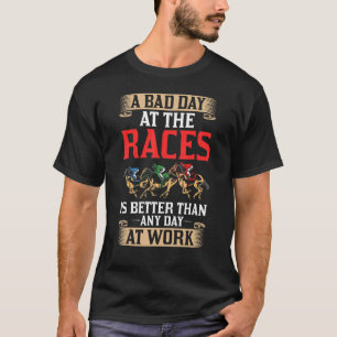 Pferderennen Pferderennen Pferderennbahn Reiten Eq T-Shirt