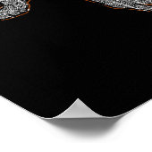 Pferderennen Poster (Ecke)