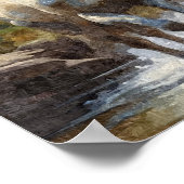 Pferderennen Poster (Ecke)