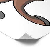 Pferderennen. Poster (Ecke)