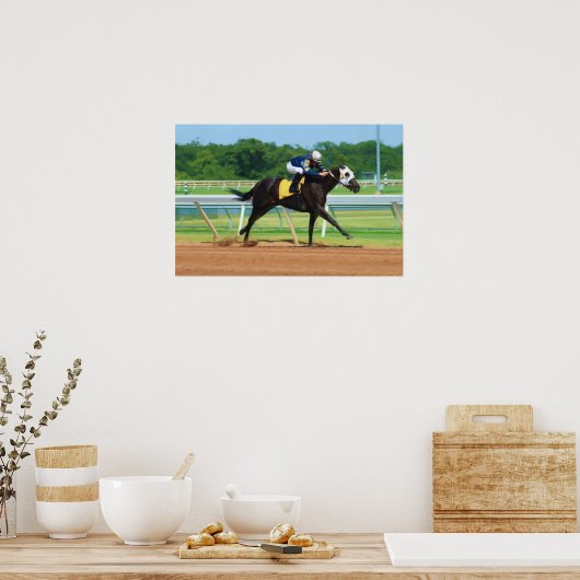 Pferderennen Poster (Küche)