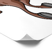 Pferderennen. Poster (Ecke)