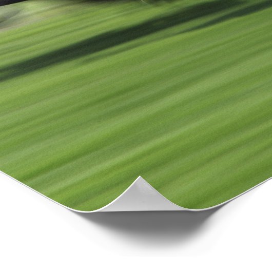 Pferderennen Poster (Ecke)