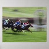Pferderennen Poster (Vorne)