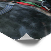 Pferderennen Poster (Ecke)