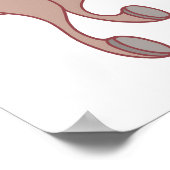 Pferderennen. Poster (Ecke)
