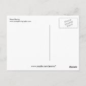 Pferderennen Postkarte (Rückseite)