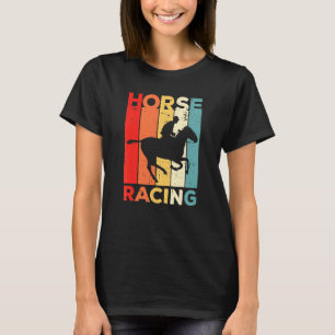 Pferderennen Retro Reiter T-Shirt