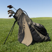 Pferderennen-schlammiger Bahn-Schmutz Golfhandtuch (Gras)