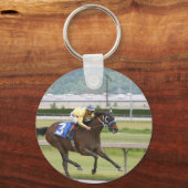 Pferderennen Schlüsselanhänger (Vorderseite)