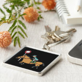 Pferderennen Schlüsselanhänger (Seite)