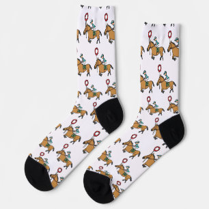 Pferderennen Socken