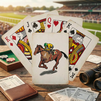 Pferderennen Spielkarten