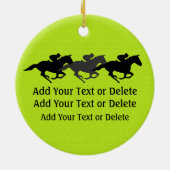 Pferderennen - SRF Keramikornament (Hinten)