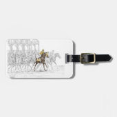 Pferderennen Start Gate Gepäckanhänger (Vorderseite horizontal)