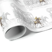 Pferderennen Start Gate Geschenkpapier (Rolleneckpunkt)