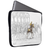 Pferderennen Start Gate Laptopschutzhülle (Vorne Rechts)