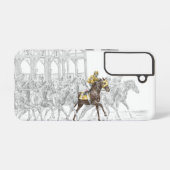 Pferderennen Start Gate Samsung Galaxy Hülle (Rückseite (Horizontal))