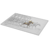 Pferderennen Start Gate Schneidebrett (Ecke)