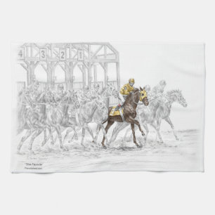 Pferderennen-Startmaschine Handtuch