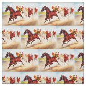 Pferderennen Stoff (Muster)