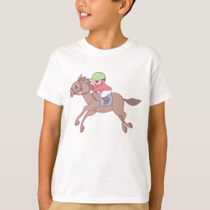 Pferderennen. T-Shirt