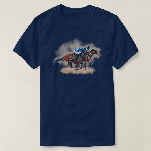 Pferderennen T-Shirt (Design vorne)