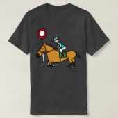 Pferderennen T-Shirt (Design vorne)