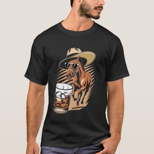 Pferderennen-Tag-Fans T-Shirt (Vorderseite)