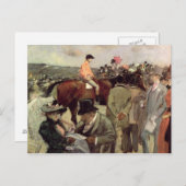 Pferderennen um 1890 postkarte (Vorne/Hinten)