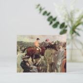 Pferderennen um 1890 postkarte (Stehend Vorderseite)