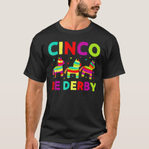 Pferderennen Vintag Cinco De Derby Ky Derby Pferd T-Shirt