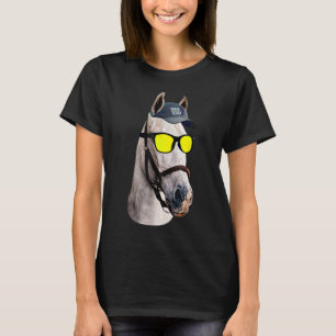 Pferderennen Vintage-Pferdeporträt Ky Derby-Pferd T-Shirt