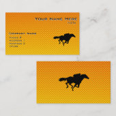 Pferderennen Visitenkarte (Vorne/Hinten)