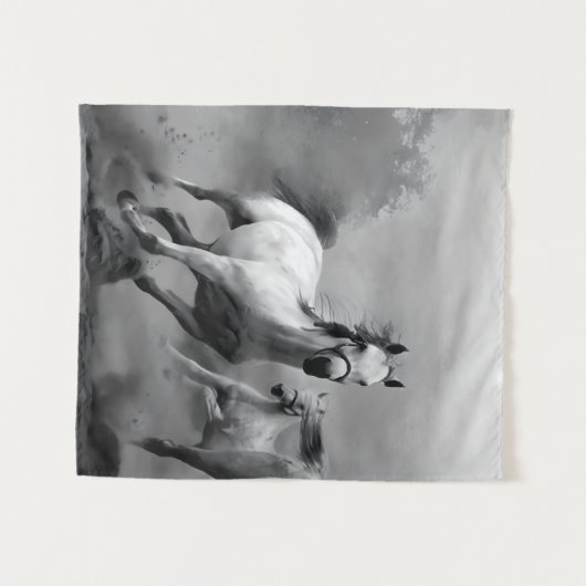 Pferderennen Wandteppich (Vorderseite (Horizontal))