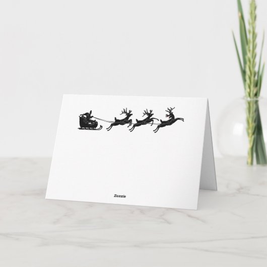 Pferderennen Weihnachten oder Jeden Anlaß (Rückseite)