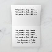 Pferderennen Weihnachten oder Jeden Anlaß (Innenseite)