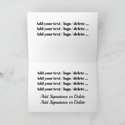 Pferderennen Weihnachten oder Jeden Anlaß (Innenseite)