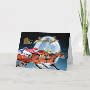 Pferderennen Weihnachten oder Jeden Anlaß