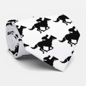 Pferderennenlaufen Krawatte (Gerollt)