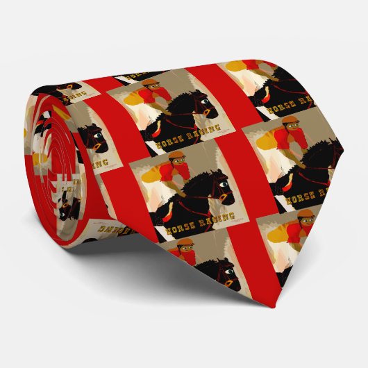 Pferderennenprodukte Krawatte (Gerollt)