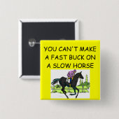 Pferderennenwitz Button (Vorne & Hinten)