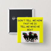 Pferderennenwitz Button (Vorne & Hinten)