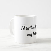 Pferderennfahrer Kaffeetasse (Vorderseite Links)