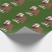 Pferderennfahrer Reitpferd Lover Geschenkpapier (Ecke)