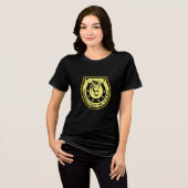 Pferderennfahrer Tri-Blend Shirt (Vorderseite voll)