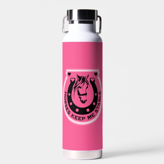 Pferderennfahrer Trinkflasche (Vorne)