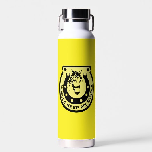 Pferderennfahrer Trinkflasche (Vorne)